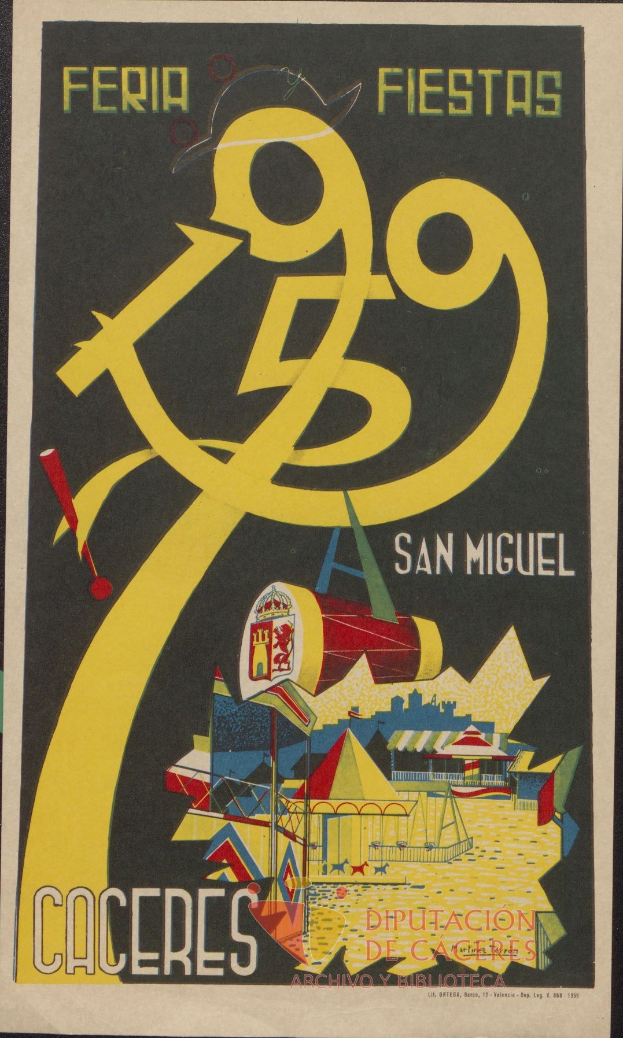 Plakatwerbung für ein Festival in San Miguel de Allende, Mexiko mit Text und Bildern.